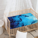 Shark Underwear Print Baby Crib Sheet
