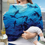 Shark Underwear Print Baby Seat Cover