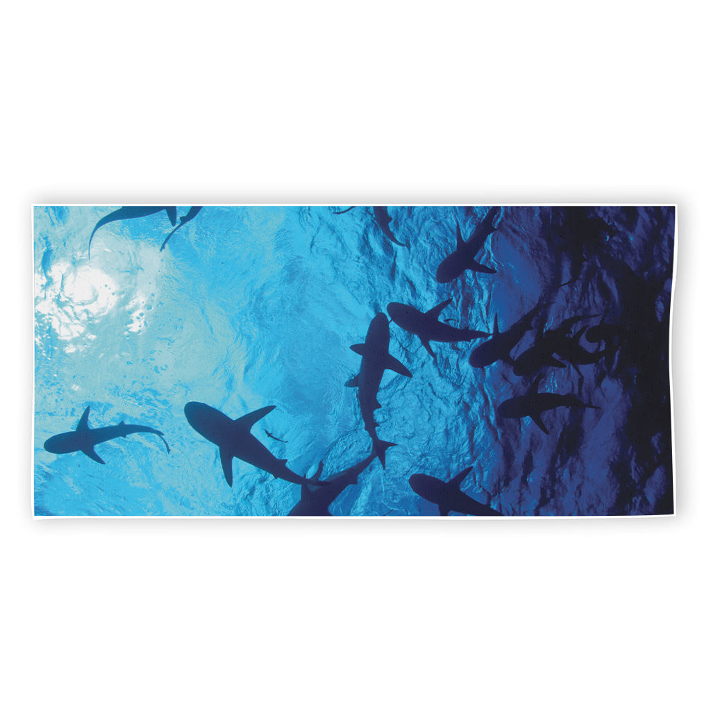 Shark Underwear Print Beach Towel