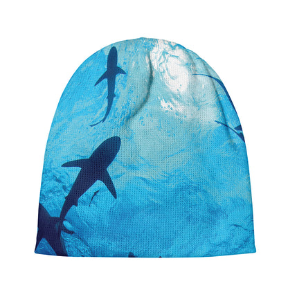 Shark Underwear Print Beanie