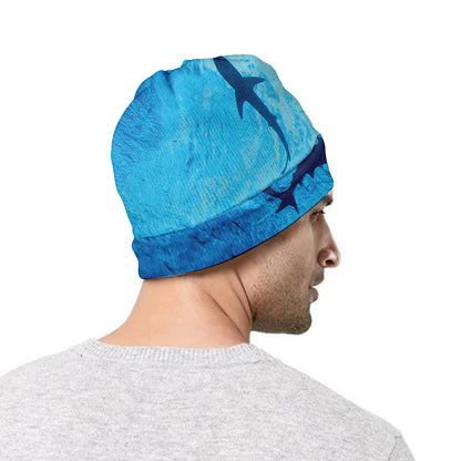 Shark Underwear Print Beanie