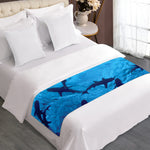 Shark Underwear Print Bed Runner