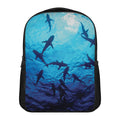 Shark Underwear Print Casual Backpack
