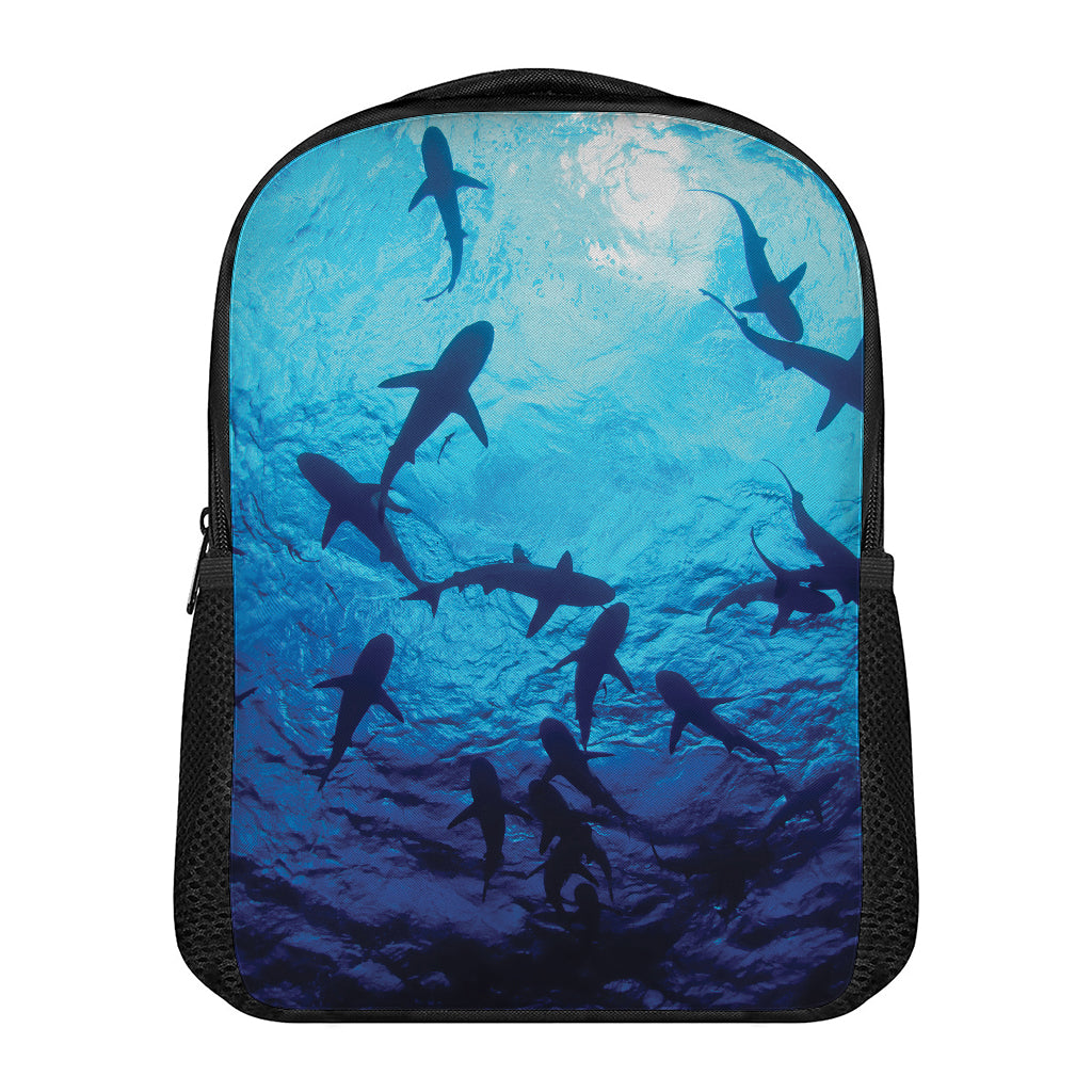 Shark Underwear Print Casual Backpack