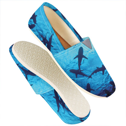 Shark Underwear Print Casual Shoes