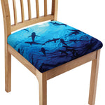 Shark Underwear Print Chair Cushion Cover