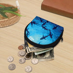 Shark Underwear Print Coin Purse