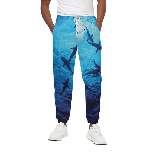 Shark Underwear Print Cotton Pants