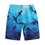 Shark Underwear Print Cotton Shorts