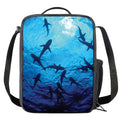 Shark Underwear Print Crossbody Lunch Bag