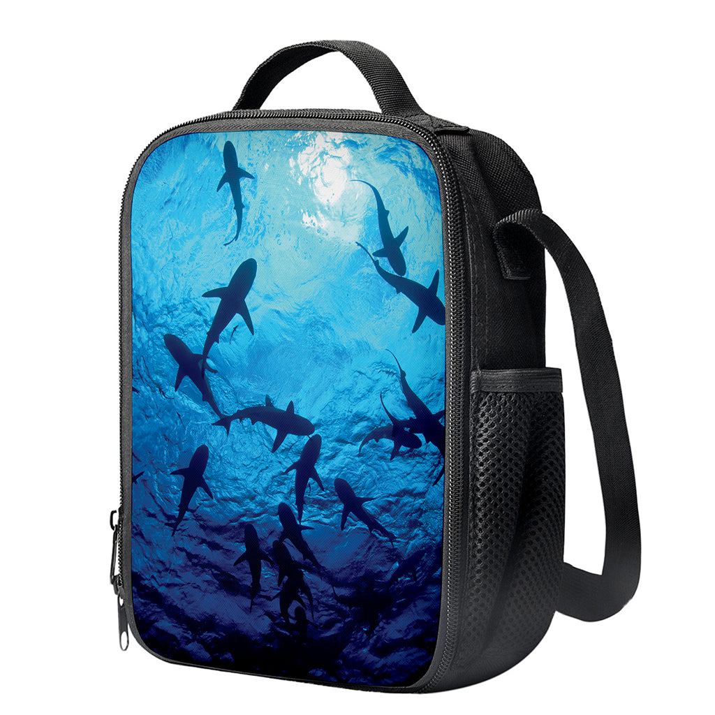 Shark Underwear Print Crossbody Lunch Bag
