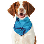 Shark Underwear Print Dog Bandana