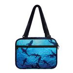 Shark Underwear Print Double Strap Bible Bag
