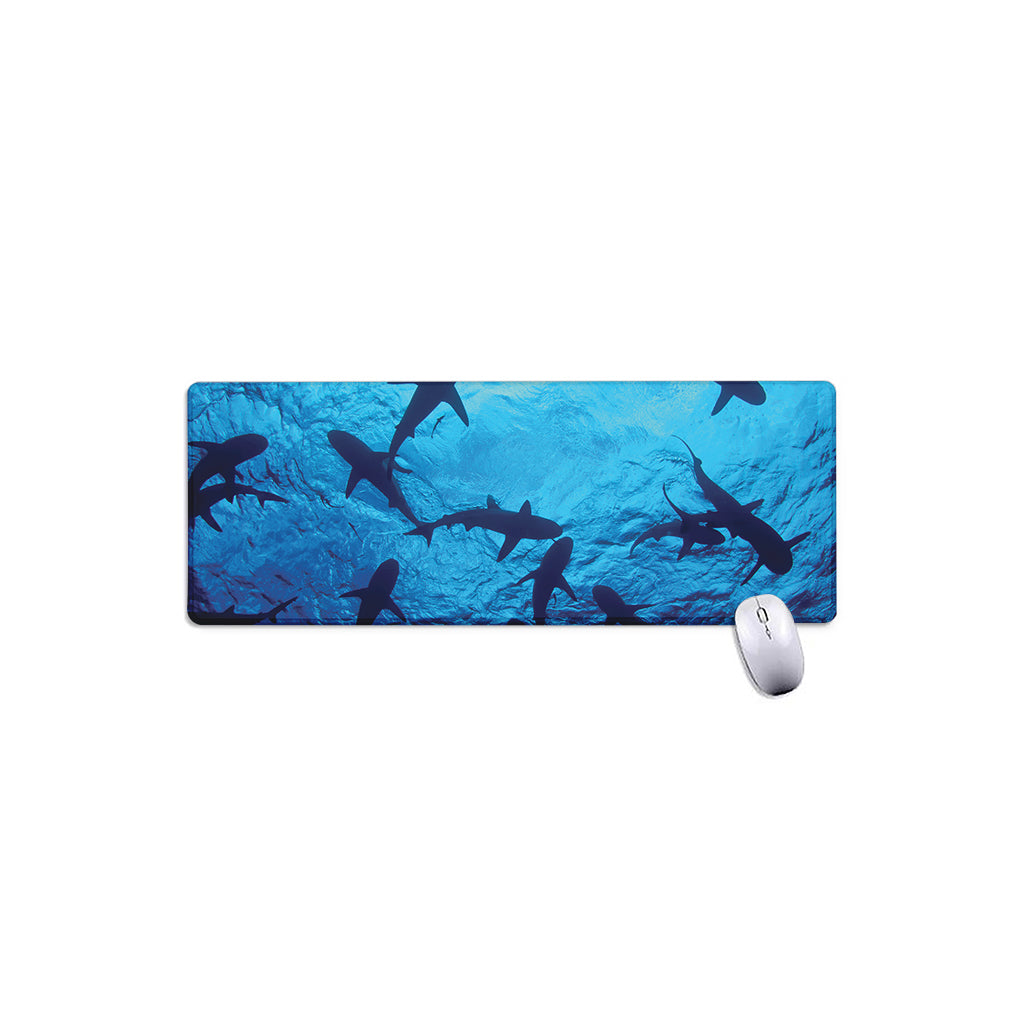 Shark Underwear Print Extended Mouse Pad