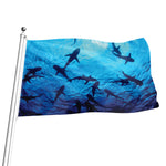 Shark Underwear Print Flag