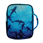 Shark Underwear Print Front Pocket Bible Bag