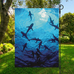 Shark Underwear Print Garden Flag