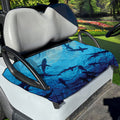 Shark Underwear Print Golf Cart Seat Cover