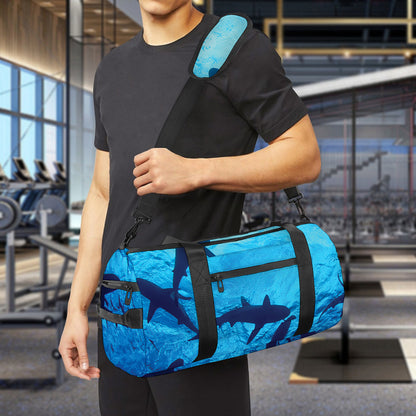 Shark Underwear Print Gym Bag