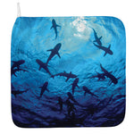 Shark Underwear Print Hand Towel
