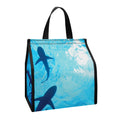 Shark Underwear Print Insulated Lunch Tote