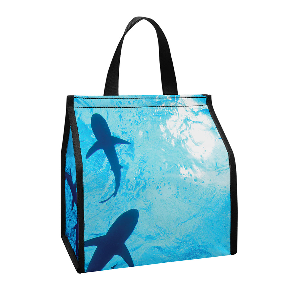Shark Underwear Print Insulated Lunch Tote