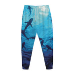 Shark Underwear Print Jogger Pants