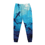 Shark Underwear Print Jogger Pants
