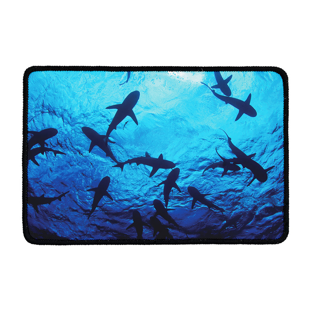 Shark Underwear Print Kitchen Mat