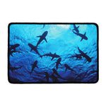 Shark Underwear Print Kitchen Mat