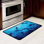 Shark Underwear Print Kitchen Mat
