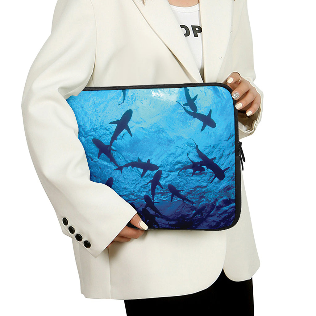 Shark Underwear Print Laptop Sleeve