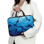 Shark Underwear Print Laptop Sleeve With Handle