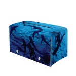 Shark Underwear Print Leather Tissue Box Cover
