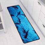 Shark Underwear Print Long Kitchen Mat