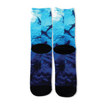 Shark Underwear Print Long Socks