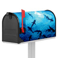 Shark Underwear Print Mailbox Cover