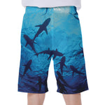Shark Underwear Print Men's Beach Shorts