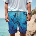 Shark Underwear Print Men's Cargo Shorts