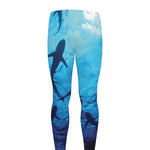Shark Underwear Print Men's leggings