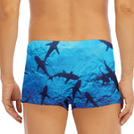 Shark Underwear Print Men's Short Boxer Briefs