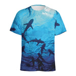 Shark Underwear Print Men's Sports T-Shirt