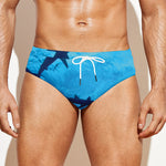 Shark Underwear Print Men's Swim Briefs