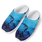 Shark Underwear Print Mesh Casual Shoes