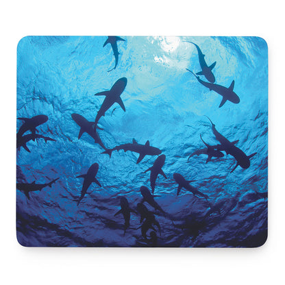 Shark Underwear Print Mouse Pad