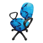 Shark Underwear Print Office Chair Cover