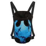 Shark Underwear Print Pet Carrier Backpack