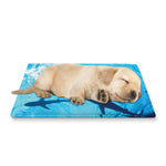 Shark Underwear Print Pet Cooling Mat Cover