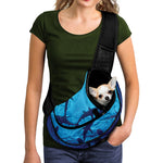 Shark Underwear Print Pet Sling Carrier