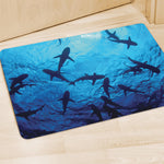 Shark Underwear Print Polyester Doormat